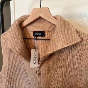 Cider 1/4-Zip Sweater Vest
